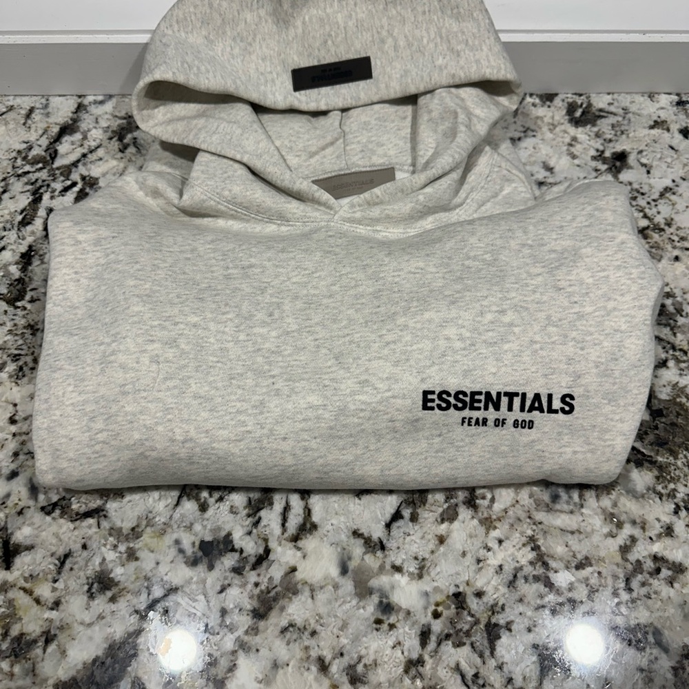 NWT Essentials light oatmeal hoodie